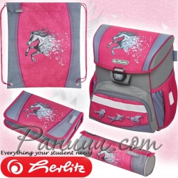 ПОСЛЕДНА Herlitz Loop Plus Ергономична ученическа раница Power Horse 50020508