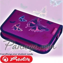 2019 Herlitz Loop Girls Несесер - празен Glitter Butterfly 50020805 2019 Herlitz Loop Girls Несесер - празен Glitter Butterfly 50020805