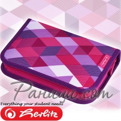 2019 Herlitz Motion Girls Несесер с 31 аксесоара Pink Cubes 50021031 2019 Herlitz Motion Girls Несесер с 31 аксесоара Pink Cubes 50021031
