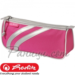 2022 Herlitz Триъгъллен мек несесер с 1 цип Pink 10312726 2022 Herlitz Триъгъллен мек несесер с 1 цип Pink 10312726