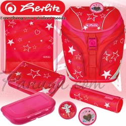 2022 Herlitz SoftLight Plus Ергономична раница с аксесоари Stars & Stripes 50037575 2022 Herlitz SoftLight Plus Ергономична раница с аксесоари Stars & Stripes 50037575