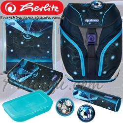2022 Herlitz SoftLight Plus Ергономична раница с аксесоари Space Boy 50037599 2022 Herlitz SoftLight Plus Ергономична раница с аксесоари Space Boy 50037599