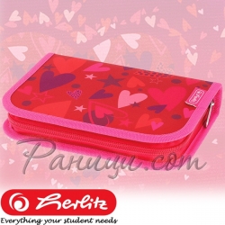 2022 Herlitz Mix Girls Несесер - празен Sweet Hearts 50038350