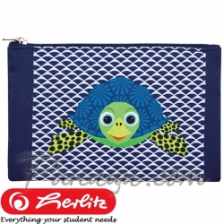 2022 Herlitz Animals Mix Мек несесер с 1 цип Turtle 50038541 2022 Herlitz Animals Mix Мек несесер с 1 цип Turtle 50038541