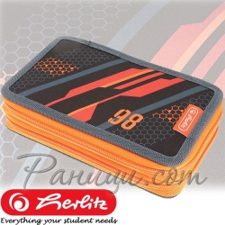 2022 Herlitz Mix Boys Несесер - празен с 2 ципа Speed 50038749