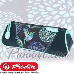 2022 Herlitz Girls Триъгълен несесер с 1 цип Bloomy Birds 50038831 2022 Herlitz Girls Триъгълен несесер с 1 цип Bloomy Birds 50038831
