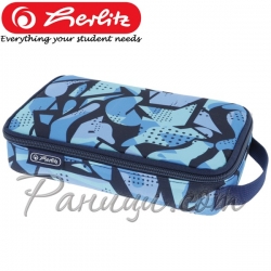 2023 Herlitz Празен несесер с дръжка 2Go Camo Blue 50043576 2023 Herlitz Празен несесер с дръжка 2Go Camo Blue 50043576
