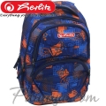 2023 Herlitz Zipper Cube Ученическа раница Orange & Blue 9492280 2023 Herlitz Zipper Cube Ученическа раница Orange & Blue 9492280