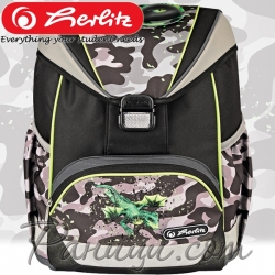 2023 Herlitz UltraLight Ергономична ученическа раница Camo Dragon 50043262 2023 Herlitz UltraLight Ергономична ученическа раница Camo Dragon 50043262