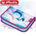 2023 Herlitz Mix Girls Несесер - празен Ocean in Heaven 50043439 2023 Herlitz Mix Girls Несесер - празен Ocean in Heaven 50043439