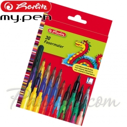 *Herlitz Флумастери 30 цвята *Herlitz Флумастери 30 цвята