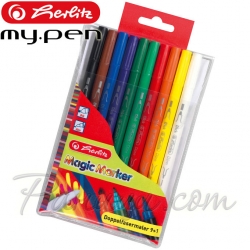 *Herlitz Двойни магически флумастери 10 броя *Herlitz Двойни магически флумастери 10 броя