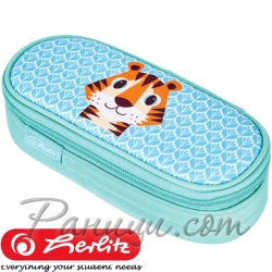 2022 Herlitz Animals Овален несесер с 1 цип Tiger 50038954 2022 Herlitz Animals Овален несесер с 1 цип Tiger 50038954