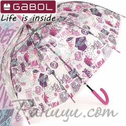 2022 Gabol Idea Прозрачен чадър 81см 23129919 2022 Gabol Idea Прозрачен чадър 81см 23129919