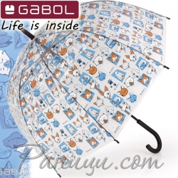 2023 Gabol Friends Прозрачен чадър 81см 23319931 2023 Gabol Friends Прозрачен чадър 81см 23319931
