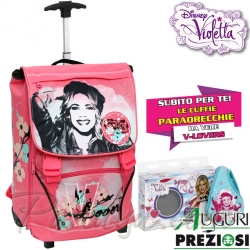 Auguri Preziosi Violetta Ученическа раница с колелца 87451 Auguri Preziosi Violetta Ученическа раница с колелца 87451