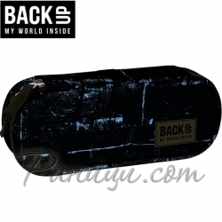 BackUP A Ученически объл несесер с 1 цип Night Lasers 82797