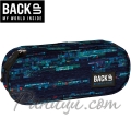BackUP A Ученически объл несесер с 1 цип Glitch 88324 BackUP A Ученически объл несесер с 1 цип Glitch 88324