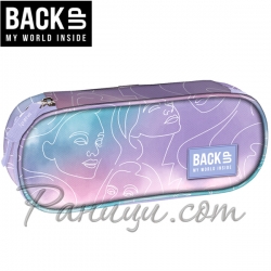 BackUP A Ученически объл несесер с 1 цип Pastel Face 88447 BackUP A Ученически объл несесер с 1 цип Pastel Face 88447