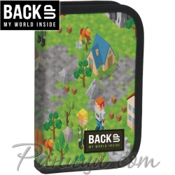 BackUP SW Ученически пълен несесер с 1 цип Gamer 88935