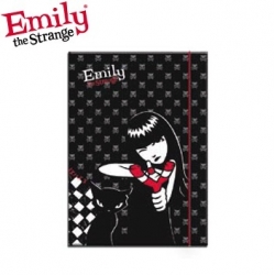 Папка с ластик Emily the Strange