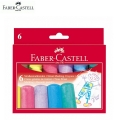Faber Castell - Тебешири 6 цвята Faber Castell - Тебешири 6 цвята