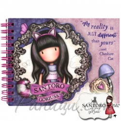 2023 Gorjuss Бележник със спирала Cheshire Cat 1139GJ01 2023 Gorjuss Бележник със спирала Cheshire Cat 1139GJ01