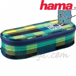 2017 All Out by Hama Празен несесер Summer Check Green 138321