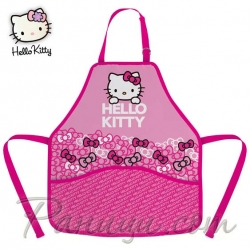 Hello Kitty Kids Karton PP Ученическа престилка с връзки Хело Кити 1-089 Hello Kitty Kids Karton PP Ученическа престилка с връзки Хело Кити 1-089