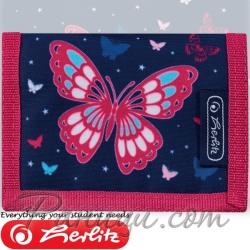 2020 Herlitz Loop Girls Малко портмоне Butterfly 50026470 2020 Herlitz Loop Girls Малко портмоне Butterfly 50026470