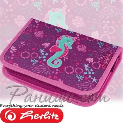 2020 Herlitz Loop Girls Несесер с 31 аксесоара SeaHorse 50026128 2020 Herlitz Loop Girls Несесер с 31 аксесоара SeaHorse 50026128