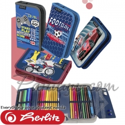 Herlitz Smart Boys Несесер с 35 аксесоара Асортимент 9483010 Herlitz Smart Boys Несесер с 35 аксесоара Асортимент 9483010