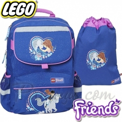 Lego Раница за училище Starter Plus Friends Horse 15114