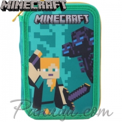 2022 Minecraft Пълен несесер с два ципа MF4487837