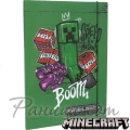 Minecraft Папка с ластик Creeper Green 65800_green Minecraft Папка с ластик Creeper Green 65800_green