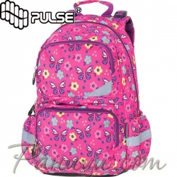 PULSE ANATOMIC XL Ученическа раница PURPLE FLOWER 121305 PULSE ANATOMIC XL Ученическа раница PURPLE FLOWER 121305