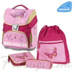 Schneiders Spring kisses Eргономична раница за училище 4 части Schneiders Spring kisses Eргономична раница за училище 4 части