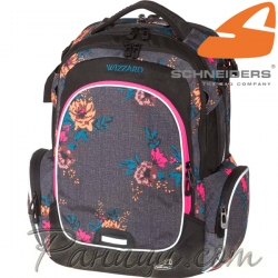 Schneiders Ученическа ергономична раница Wizzard Campus Auburn Flower 20540 Schneiders Ученическа ергономична раница Wizzard Campus Auburn Flower 20540