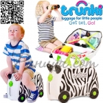 Trunki Детски куфар за яздене 3 в 1 Ride-on Zimba The Zebra DELUXE Trunki Детски куфар за яздене 3 в 1 Ride-on Zimba The Zebra DELUXE