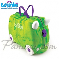 Trunki Детски куфар 3 в 1 Ride-on DELUXE Trunkisaurus REX