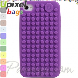 2015 Upixel bags Purple Силиконов протектор за IPhone 4/4S 