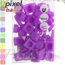 2015 Upixel bags Малки силиконови чипове Purple WY-P002-D
