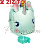 Zizito Детска раничка с предпазен колан Unicorn Green ONL30002421 Zizito Детска раничка с предпазен колан Unicorn Green ONL30002421